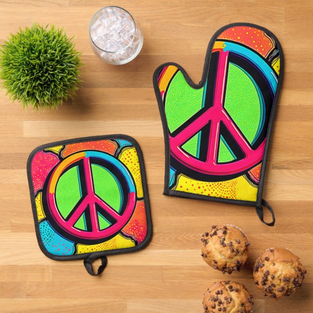 Set De Manoplas Abraza la Paz Interior y la Alegría (De arriba hacia abajo)