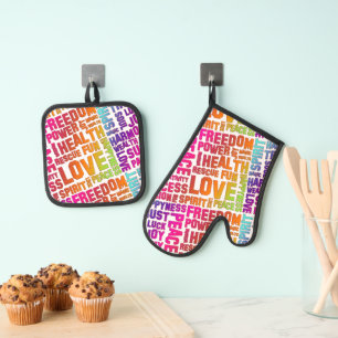 Set De Manoplas Afirmaciones de Vida - palabras positivas 3