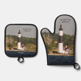 Set De Manoplas Agua del faro Big Sable Point