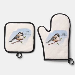 Set De Manoplas ALAS CHICKADEE BUFFALO de Jeff Willis Art