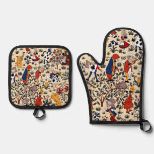 Set De Manoplas Alicia en el país de las maravillas