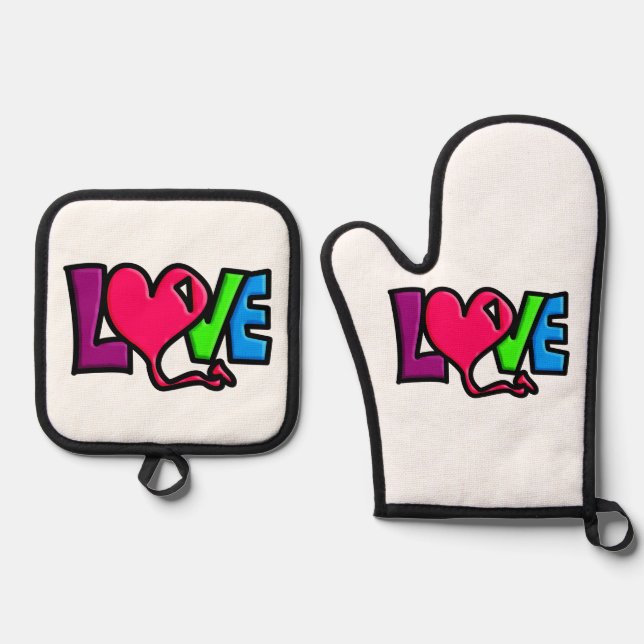 SET DE MANOPLAS AMOR (Anverso)