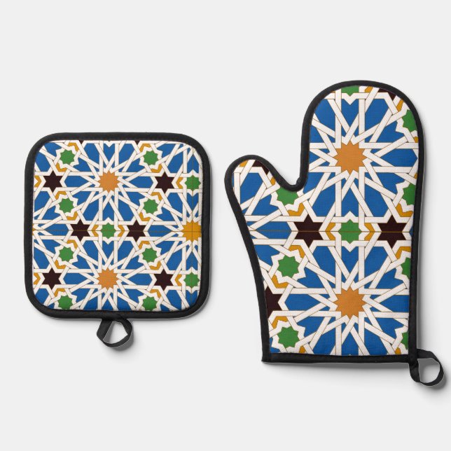 Set De Manoplas Andalusian Tiles 10 (Real Alcazar, Seville) (Anverso)