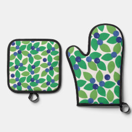 Set De Manoplas Arándano azul.