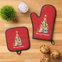 Árbol de Navidad de Gatos Divertido Meowy Catmas P