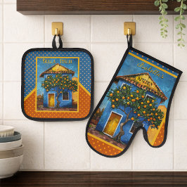Set De Manoplas Árbol mediterráneo de cítricos Bella Italia