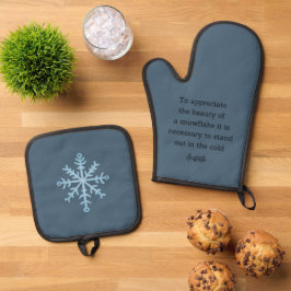 Set De Manoplas Aristotle Winter Quote Decor For Home