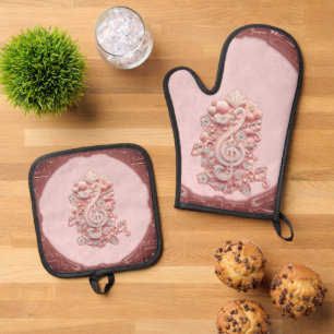 Set De Manoplas Armonía en rosa, un majestuoso y estilizado trinqu