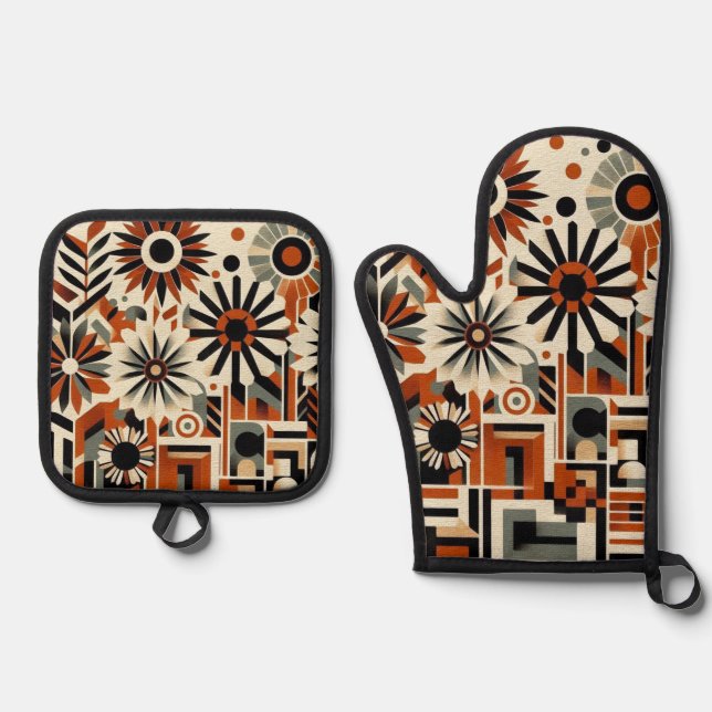 Set De Manoplas Art Deco (Anverso)