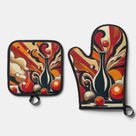 Set De Manoplas Art Deco