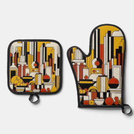 Set De Manoplas Art Deco