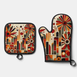 Set De Manoplas Art Deco