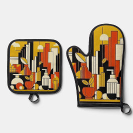 Set De Manoplas Art Deco