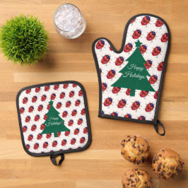 SET DE MANOPLAS ARTE DE LADYBUG