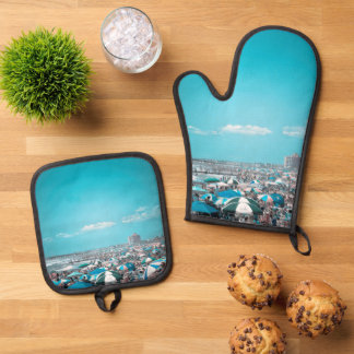 Set De Manoplas Arte de playa costera de Nueva Jersey