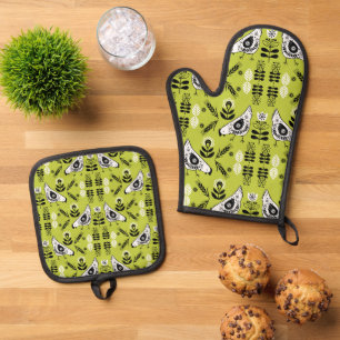 Set De Manoplas Arte popular de Chicken Hen