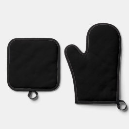 Set De Manoplas Autoridad Simple® Negra
