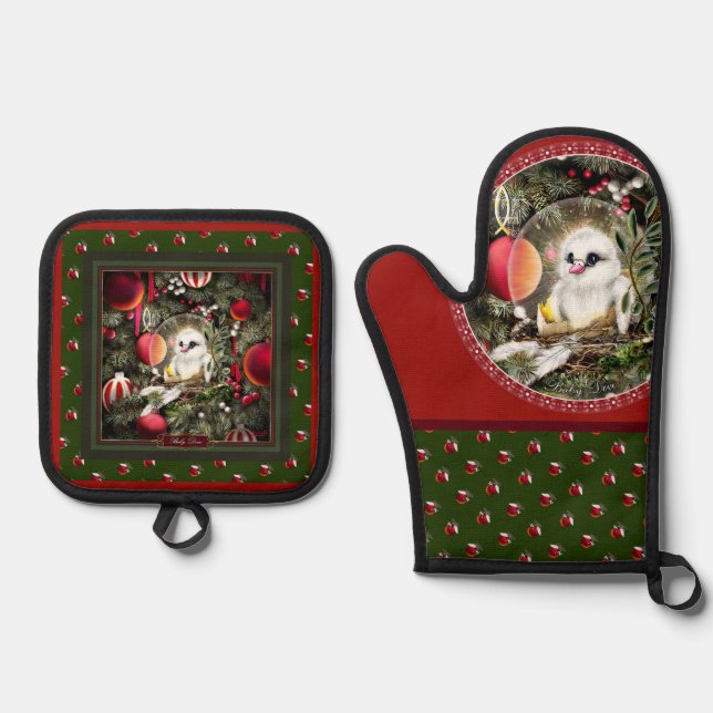 Set De Manoplas Baby Dove (Anverso)