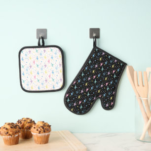 Set De Manoplas Bailarina Girly Ballerina - Patrón de ballet