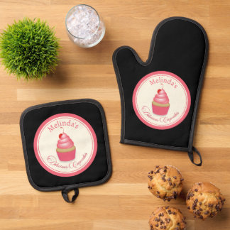 Set De Manoplas Baker Cupcakes