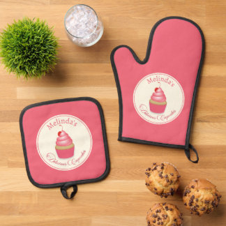 Set De Manoplas Baker Cupcakes