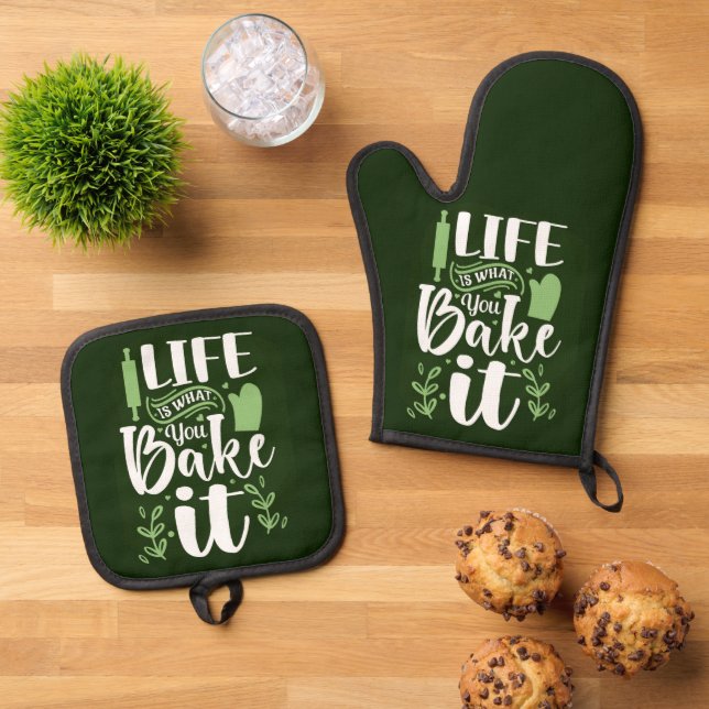 Set De Manoplas Baking Chef (De arriba hacia abajo)
