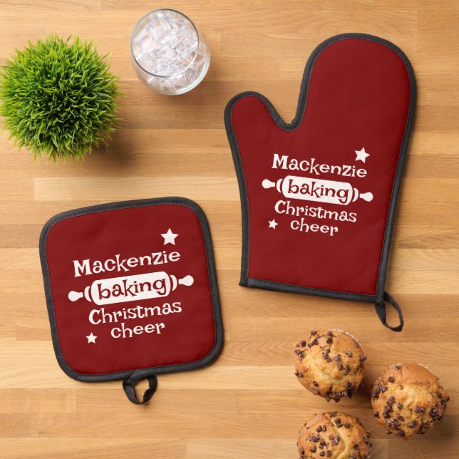 Set De Manoplas Baking Navidades Cheer (De arriba hacia abajo)