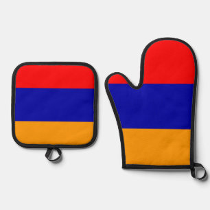 Set De Manoplas Bandera armenia Oven Mitt y Pot Holders