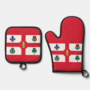 Set De Manoplas Bandera de Montreal, Quebec