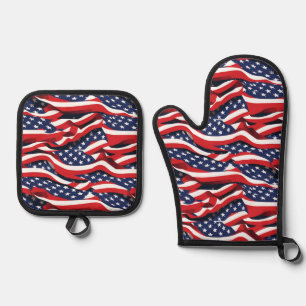 Set De Manoplas Bandera Patriótica