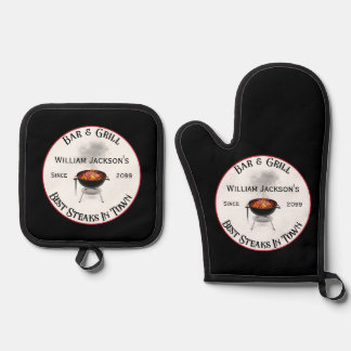 Set De Manoplas Bar & Grill BBQ Grill Master