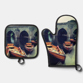 Set De Manoplas Barcos de remo, Durham