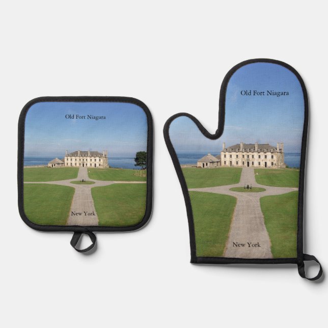 Set De Manoplas Barracas del Viejo Fuerte Niagara (Anverso)