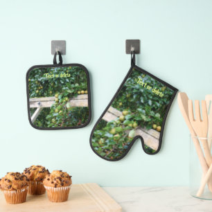 Set De Manoplas Bartlett Pears On Tree Personalizado