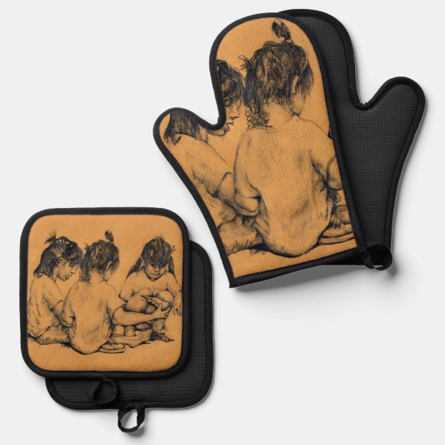 Set De Manoplas Beach Bunnies (Anverso/Reverso)