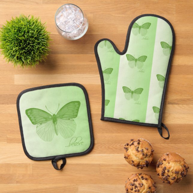 Set De Manoplas Believe Butterfly Lime (De arriba hacia abajo)