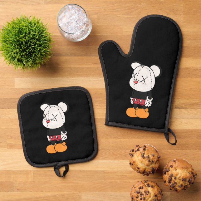 Set De Manoplas Big black-eared mouse (De arriba hacia abajo)