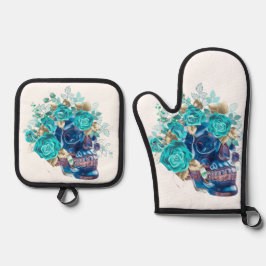 Set De Manoplas Blue Bloom Requiem