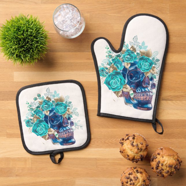 Set De Manoplas Blue Bloom Requiem (De arriba hacia abajo)