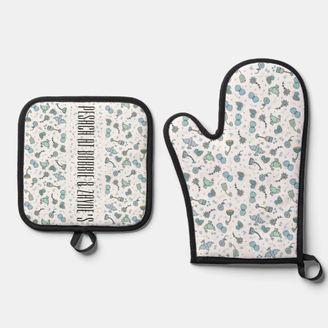Set De Manoplas Bonito de pascua (Anverso)