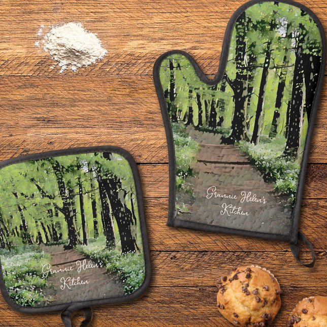 Set De Manoplas Bonito Woodland personalizada (Subido por el creador)