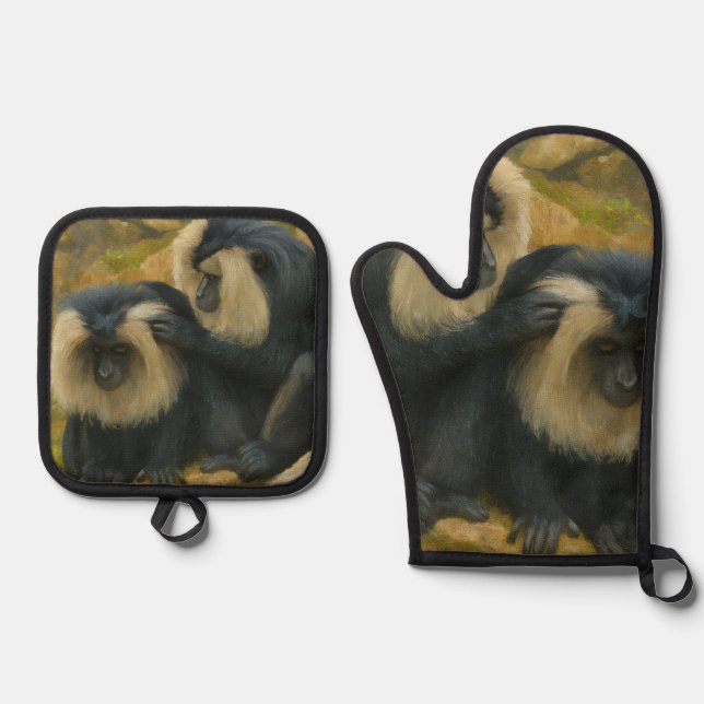 Set De Manoplas Bono Macaco - Ritual de Grooming (Anverso)