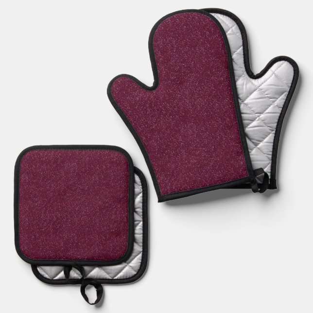 Set De Manoplas brillo carmesí (Anverso/Reverso)