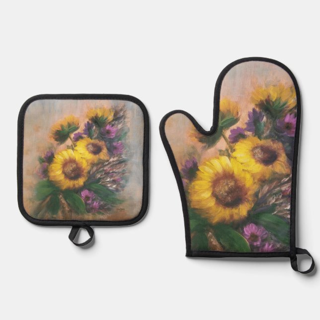 Set De Manoplas Brisa de Girasol por Jason Street (Anverso)