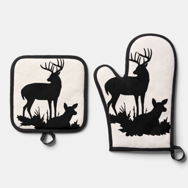 Set De Manoplas "Buck & Doe" (Anverso)