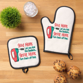 Set De Manoplas Buenas Mamás Te Dejan Marcar A Los Beaters Grandes