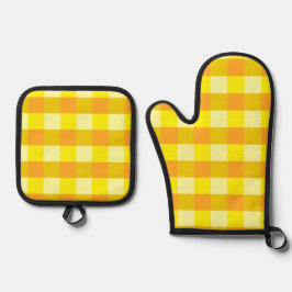 Set De Manoplas Bufalo amarillo puesto a prueba
