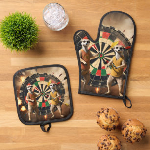 Set De Manoplas Bullseye Burrow: Liga Meerkat Dart,