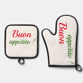 Set De Manoplas Buon appétito