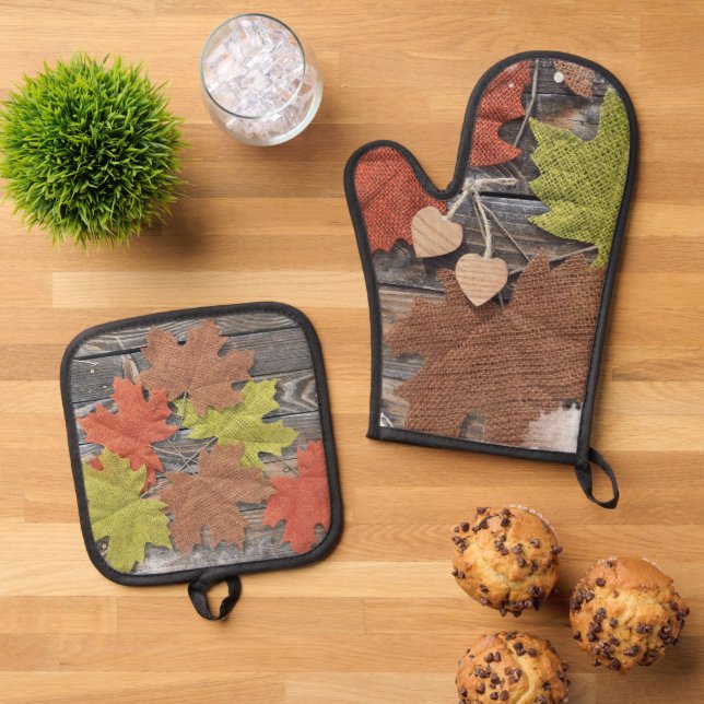 Set De Manoplas Caer en otoño (De arriba hacia abajo)
